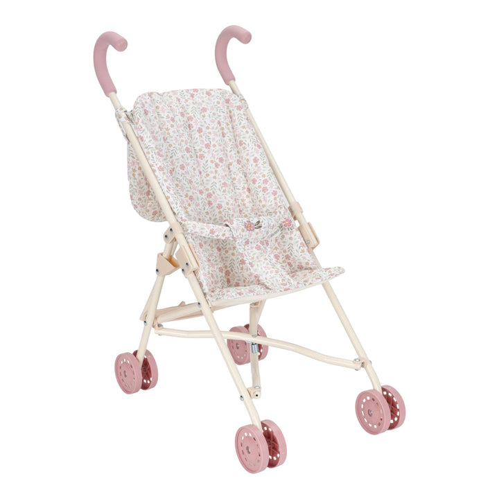 Little Dutch - Metal Doll Stroller - White
