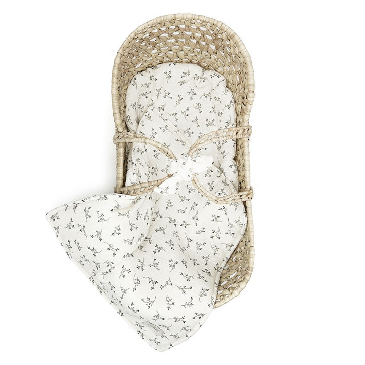 Babyshower – Dolly Basket Dress – Olive Bloom - Mabel & Fox