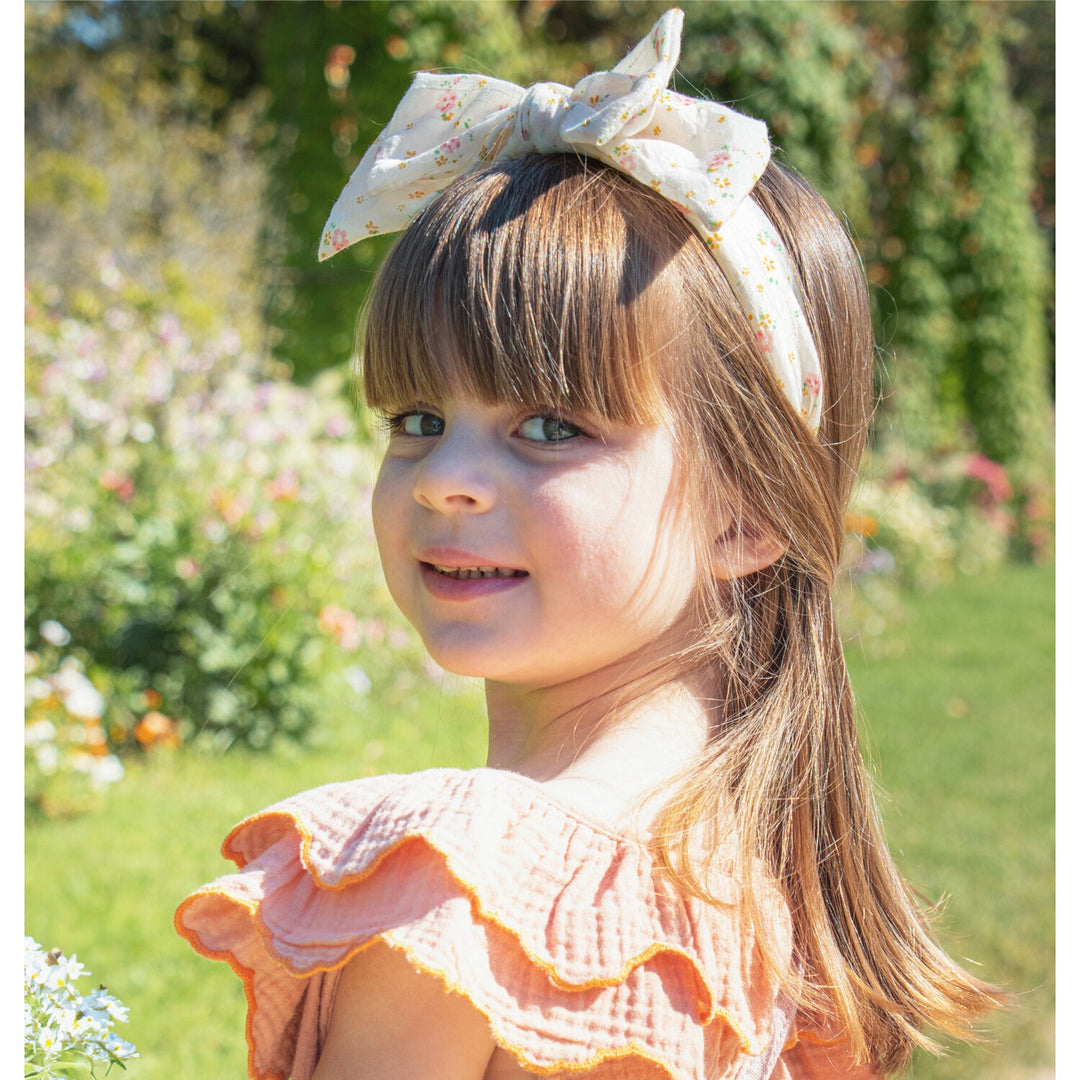 Tiny Blossom Double Bow Headband Tiny Blossom Double Bow Headband