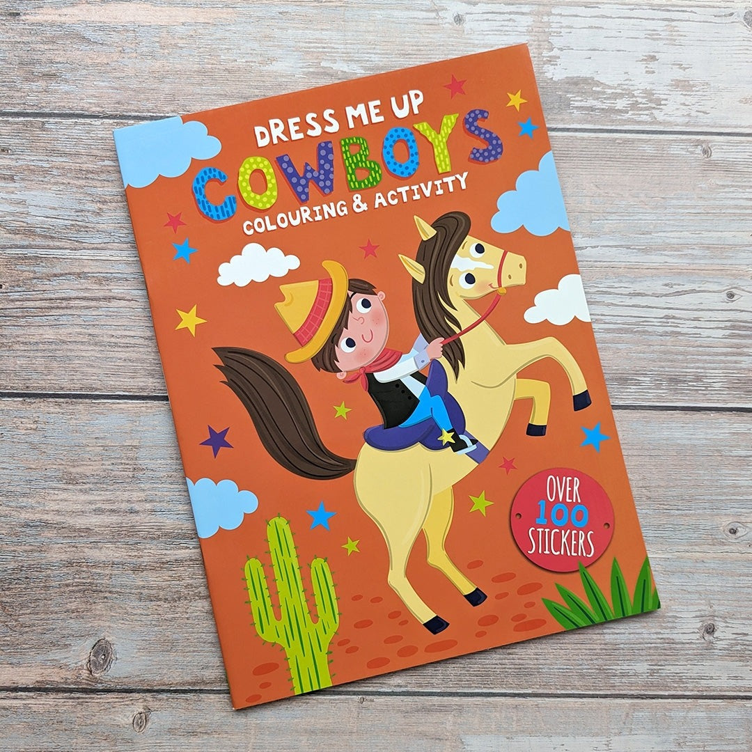 Dress Me Up Colouring & Activity Book - Cowboys - Mabel & Fox
