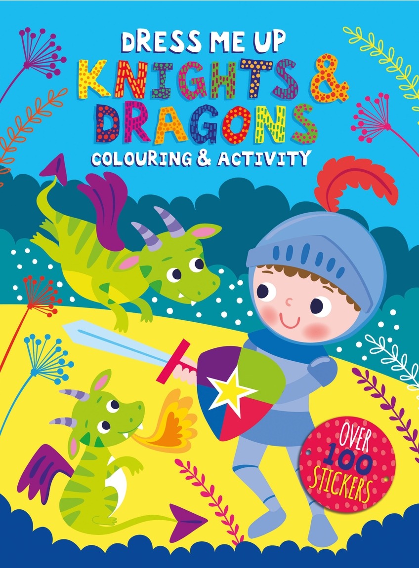 Dress Me Up Colouring & Activity Book - Knights & Dragons - Mabel & Fox