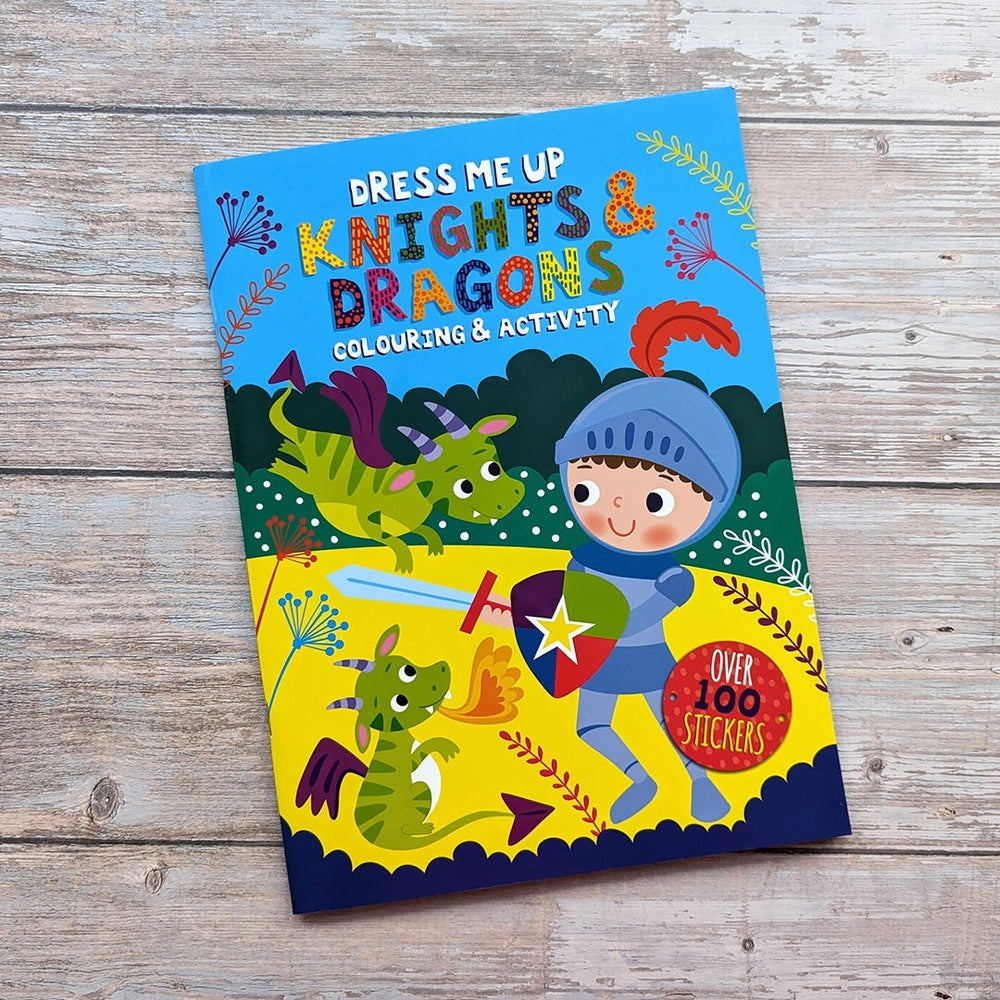 Dress Me Up Colouring & Activity Book - Knights & Dragons - Mabel & Fox
