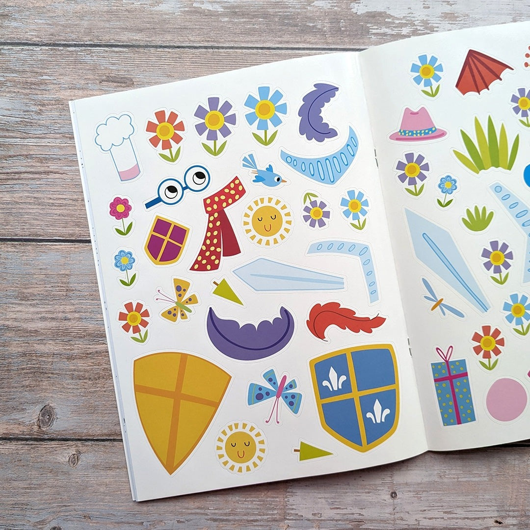 Dress Me Up Colouring & Activity Book - Knights & Dragons - Mabel & Fox