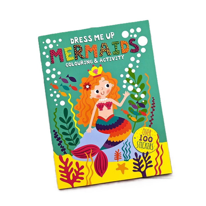 Dress Me Up Colouring and Activity Book - Mermaids - Mabel & Fox