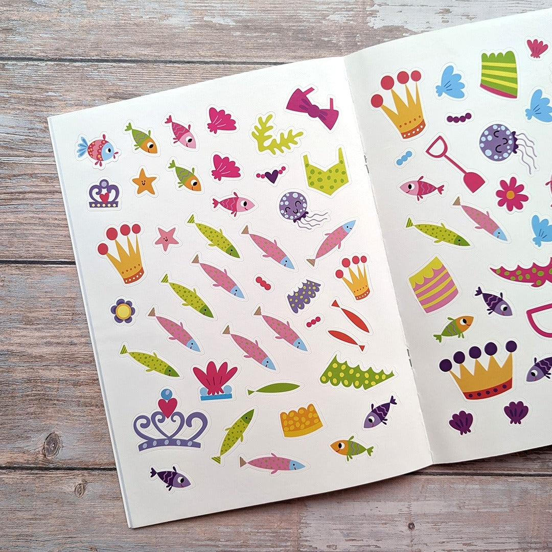 Dress Me Up Colouring and Activity Book - Mermaids - Mabel & Fox