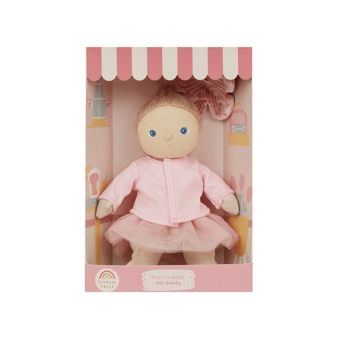 Olli Ella – Dress Me Dinky Mia Melody – Pink - Mabel & Fox