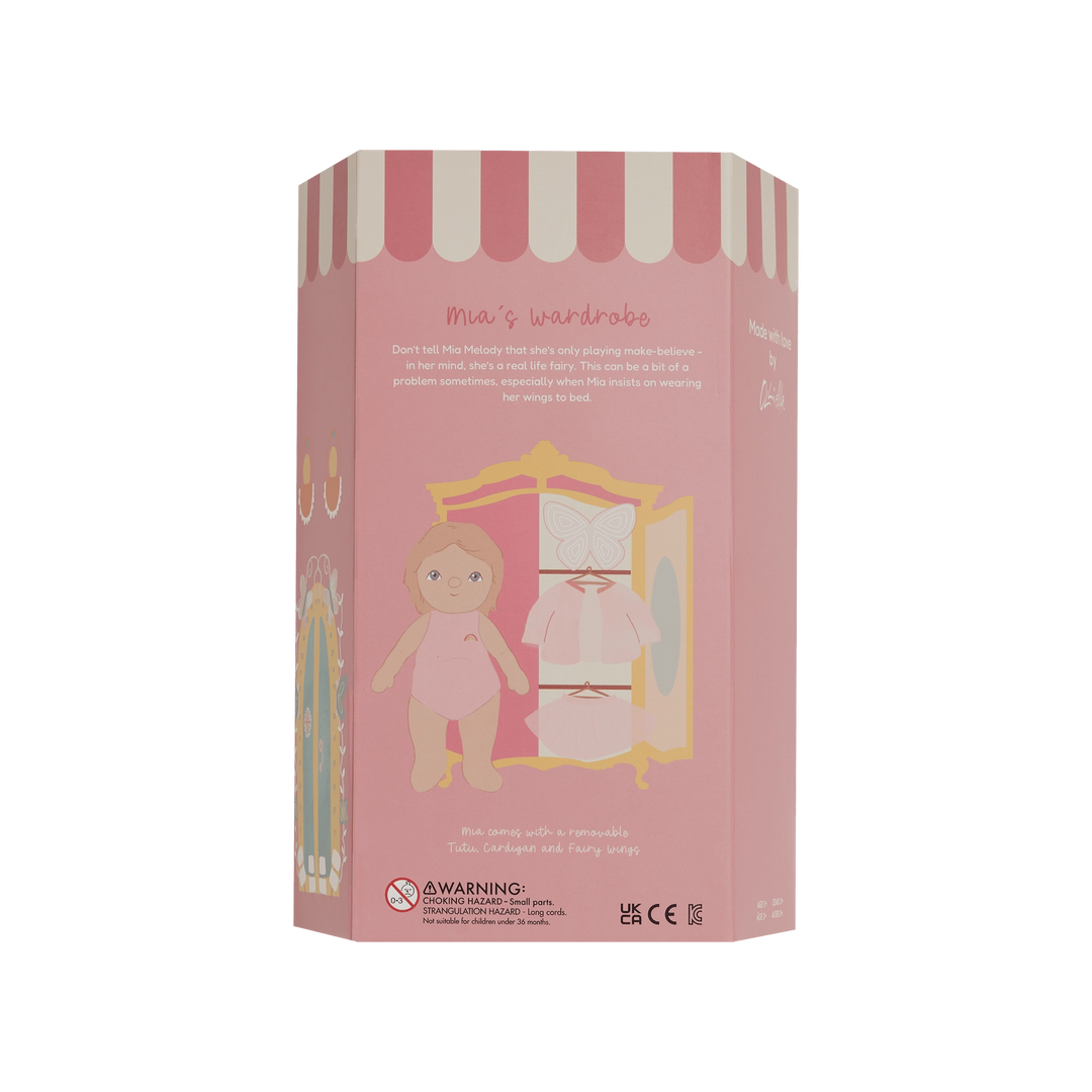 Olli Ella – Dress Me Dinky Mia Melody – Pink - Mabel & Fox