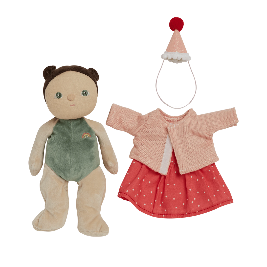 Olli Ella – Dress Me Dinky Sophie Sundae – Red - Mabel & Fox