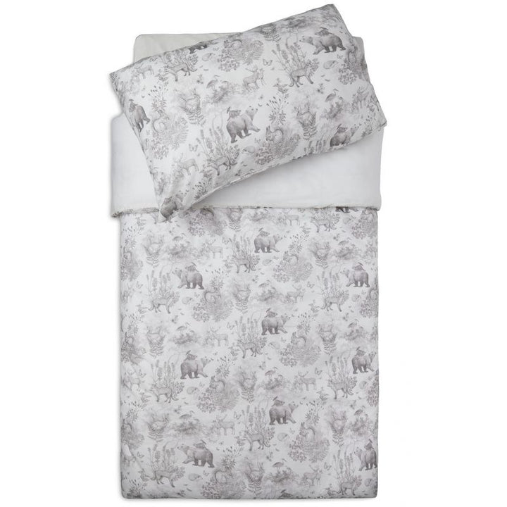 Jollein - Duvet Cover - Grey Forest Animals