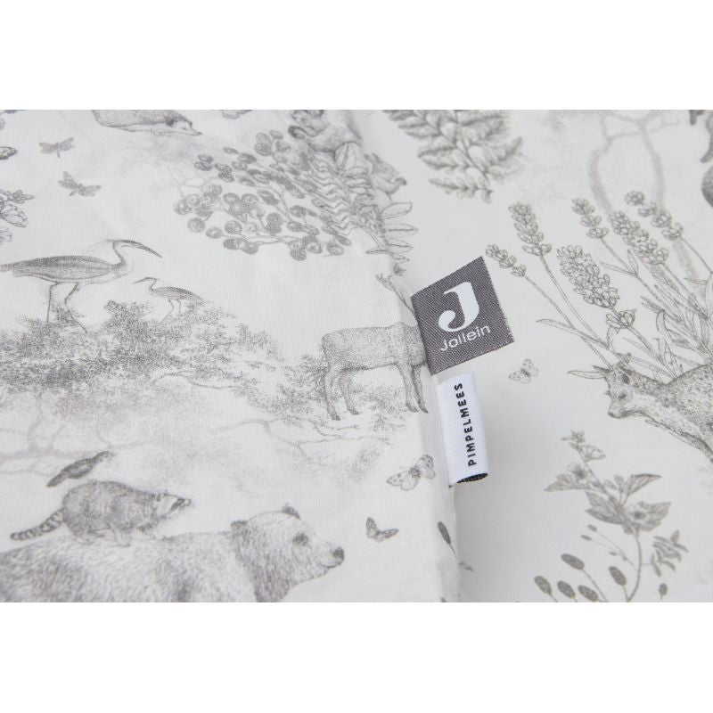 Jollein - Duvet Cover - Grey Forest Animals