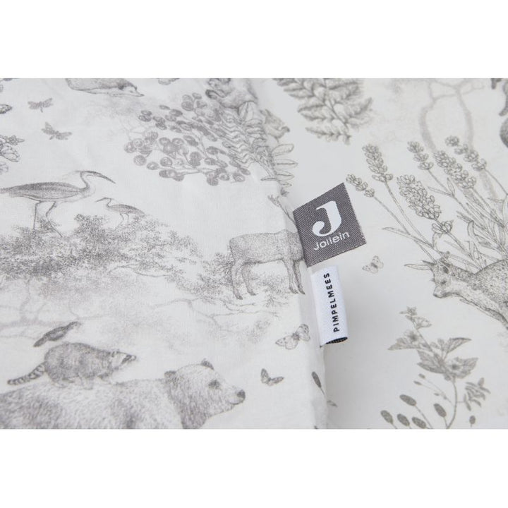 Jollein - Duvet Cover - Grey Forest Animals
