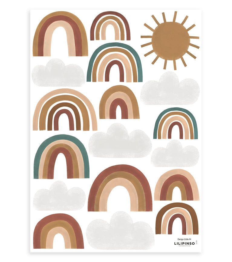 Lilipinso - Wall Decals - Lovely Rainbow