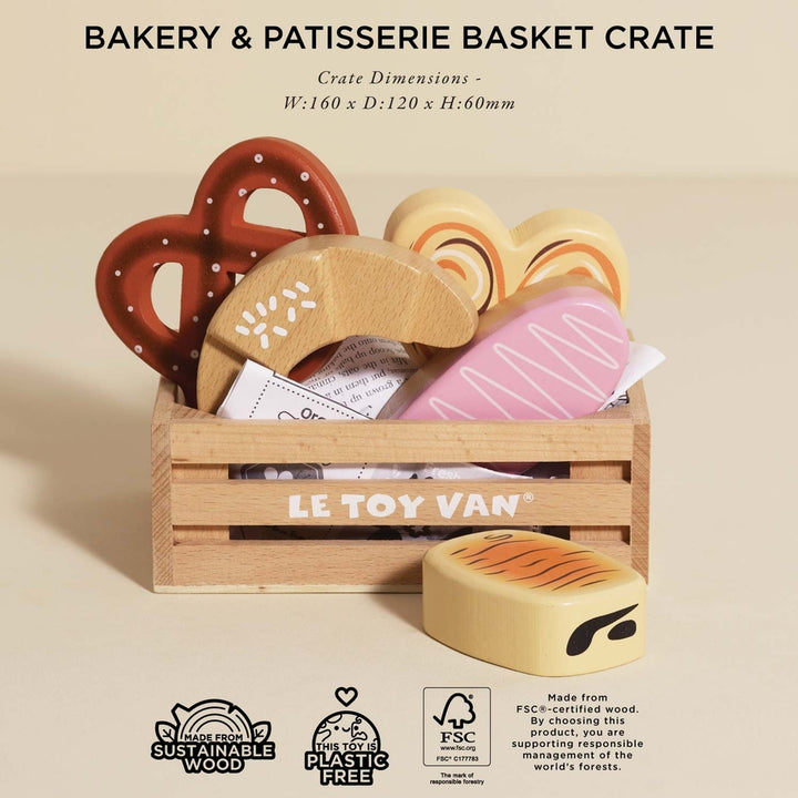 Le Toy Van – Bakery & Patisserie Wooden Market Crate
