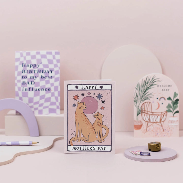 Sister Paper Co. - Mum Card - Tarot Leopard Mum Card