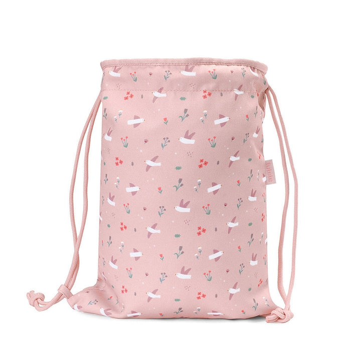 Tutete – Fabric Drawstring Backpack – Blossom Birds