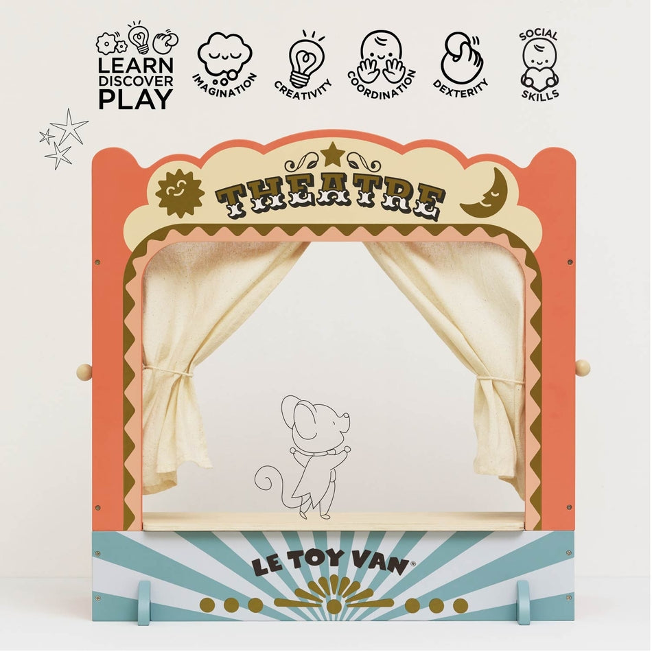 Le Toy Van – Tabletop Puppet Wooden Theatre