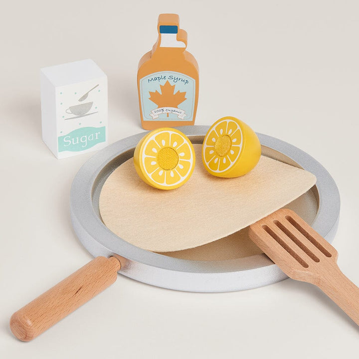 Great Little Trading Company - Wooden Pancake Making Set with Bag