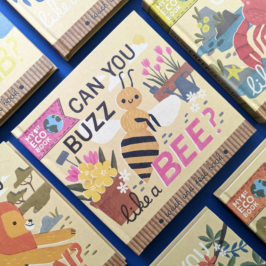 Eco Cased Book - Garden - Can you buzz like a bee? - Mabel & Fox