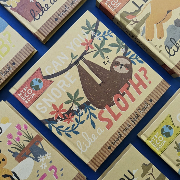Eco Cased Book - Jungle - Can you snore like a sloth? - Mabel & Fox