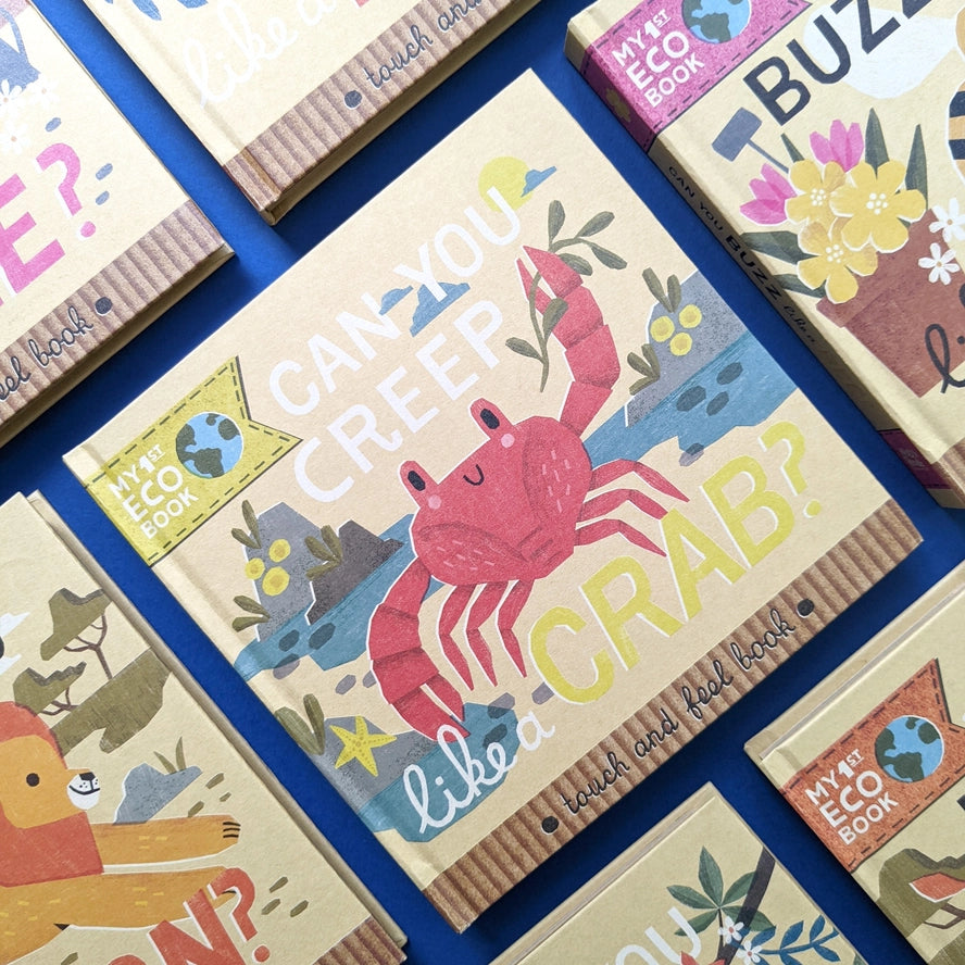 Eco Cased Book - Ocean - Can you creep like a crab? - Mabel & Fox
