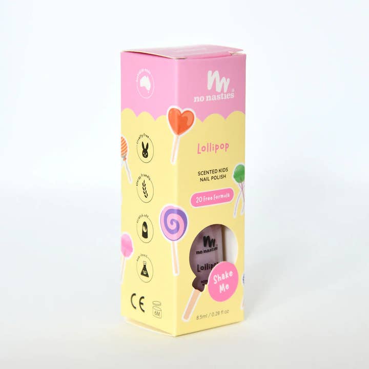 No Nasties – Scented Nail Polish – Lollipop - Mabel & Fox