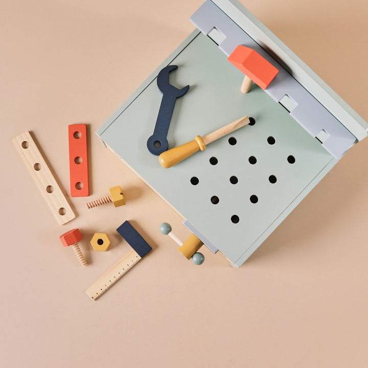 Just Bee Kids – Wooden Tool Bench - Mabel & Fox