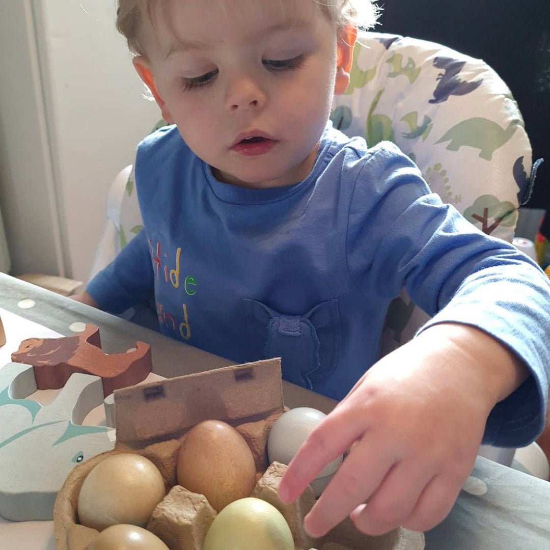 Tender Leaf - Wooden Eggs - Mabel & Fox