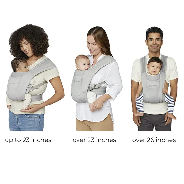 Ergo Baby - Embrace Soft Air Mesh - Soft Grey - Mabel & Fox