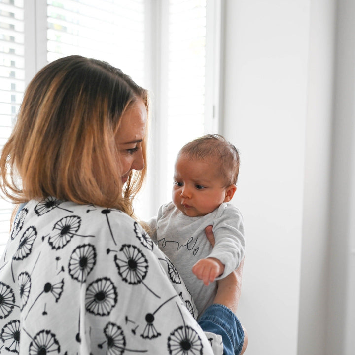 Etta Loves UK - Sensory Muslin - Plant Print (3 Pack) - Mabel & Fox