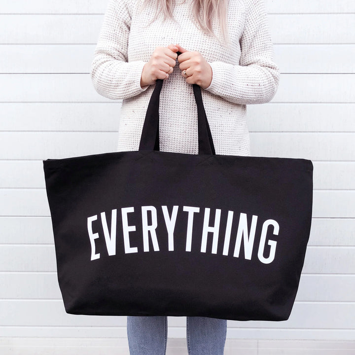 Alphabet Bags - Everything Bag - Black