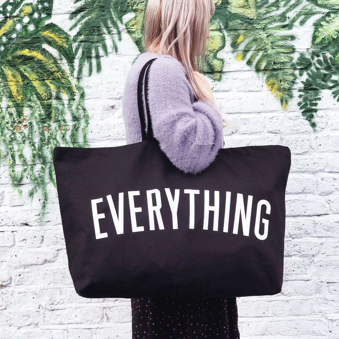 Alphabet Bags - Everything Bag - Black