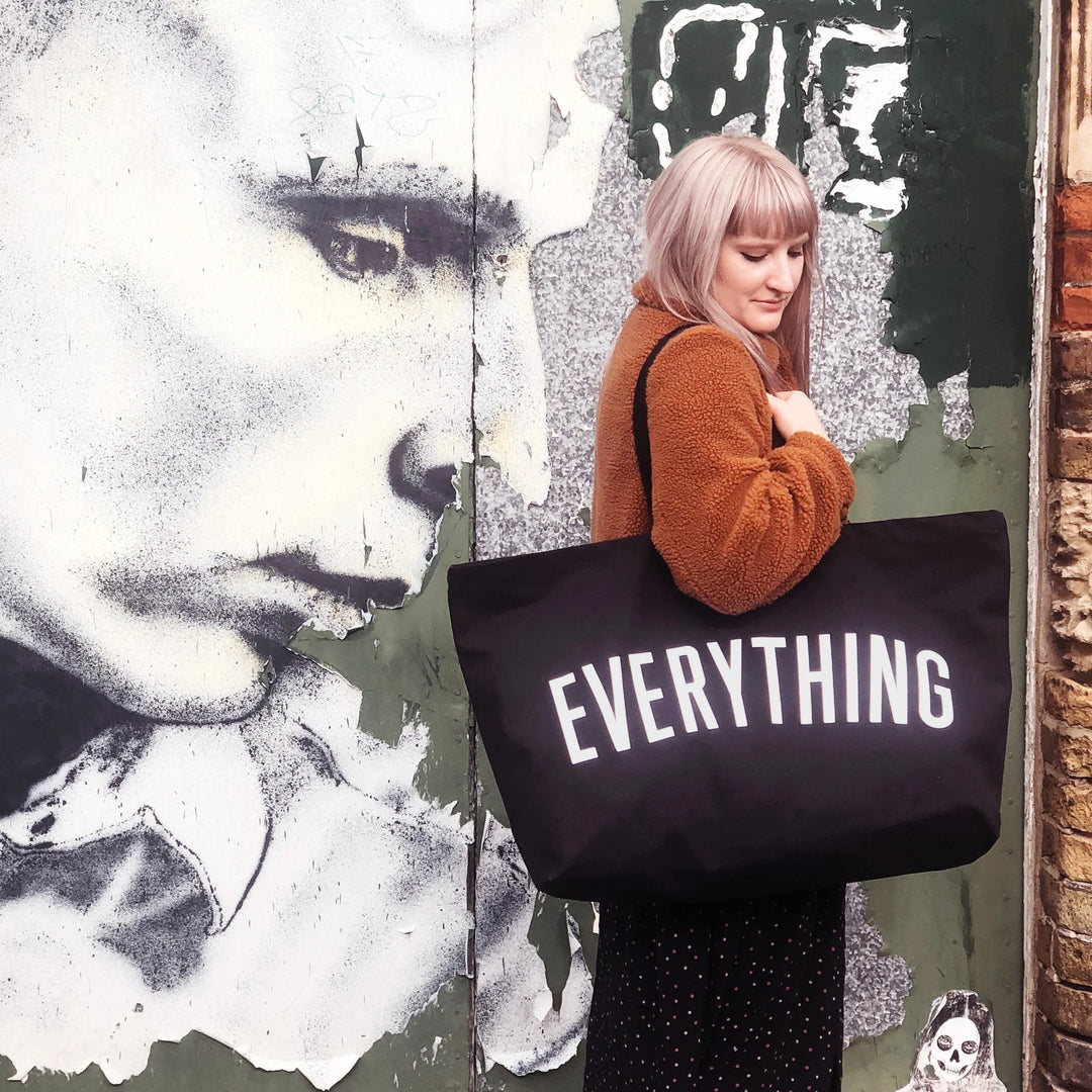 Alphabet Bags - Everything Bag - Black