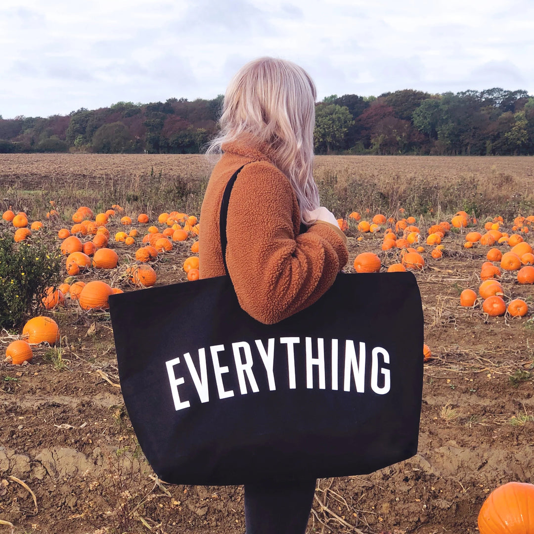 Alphabet Bags - Everything Bag - Black