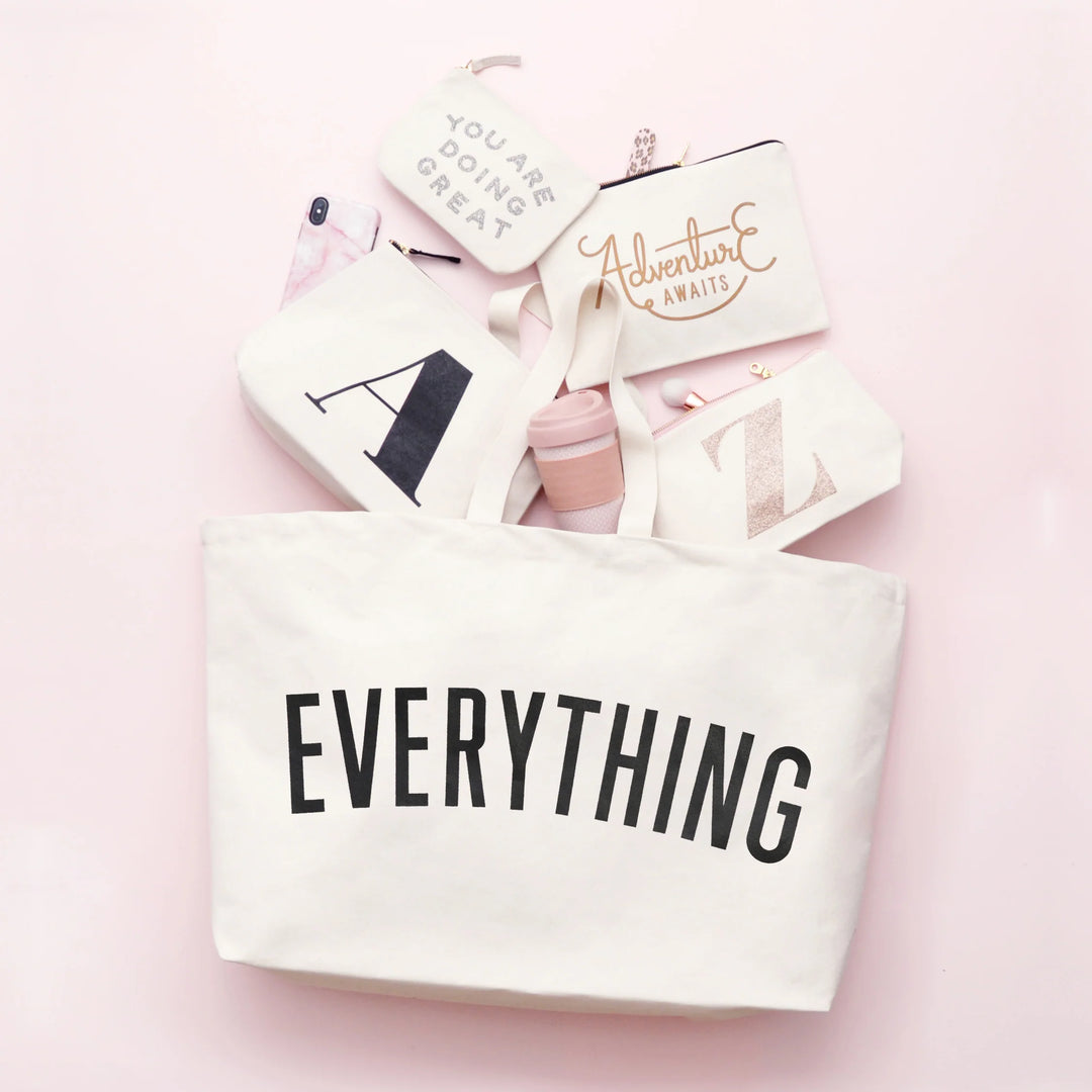 Alphabet Bags - Everything Bag - Natural