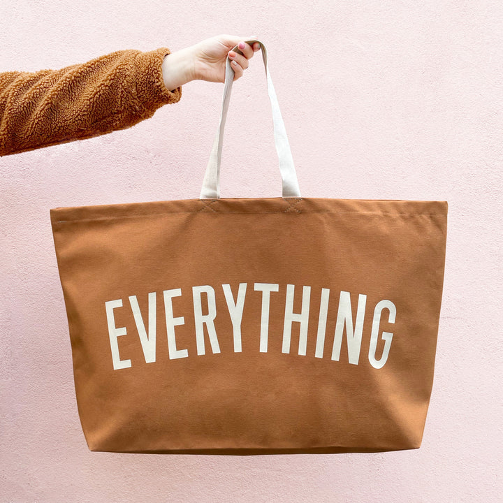 Alphabet Bags - Everything Bag - Tan