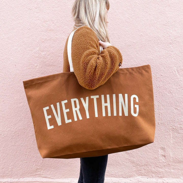 Alphabet Bags - Everything Bag - Tan