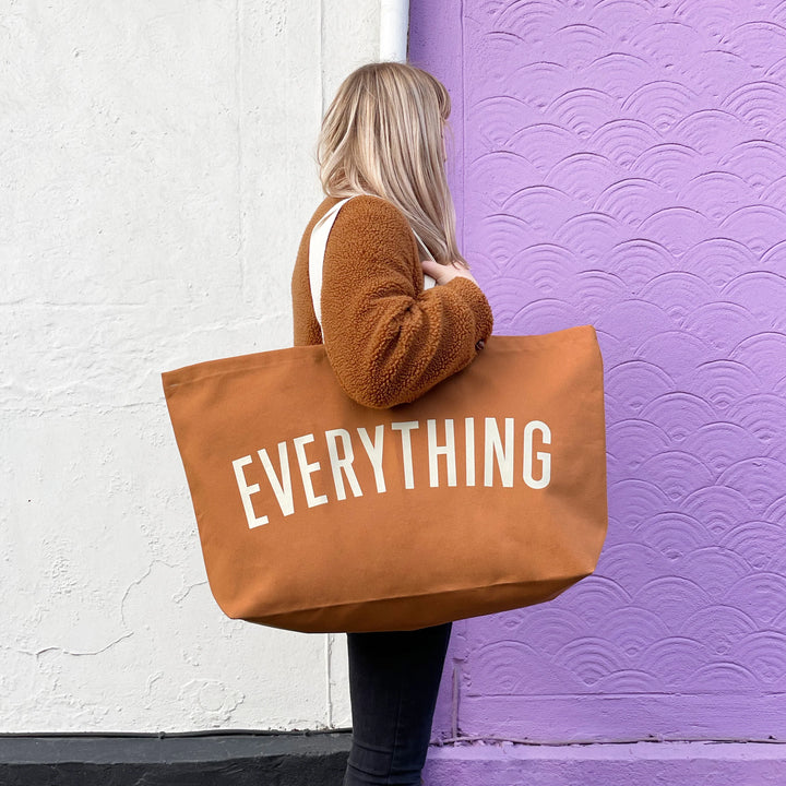 Alphabet Bags - Everything Bag - Tan