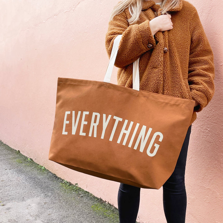 Alphabet Bags - Everything Bag - Tan