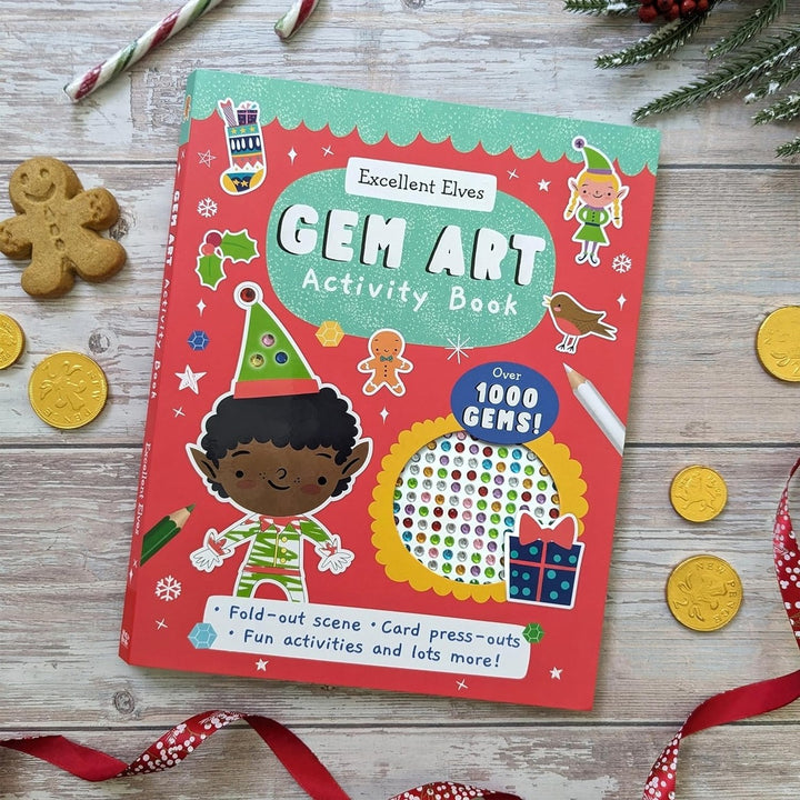 Excellent Elves - Gem Art Activity Book - Mabel & Fox