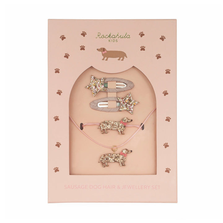 Rockahula - Hair & Jewellery Set - Sausage Dog
