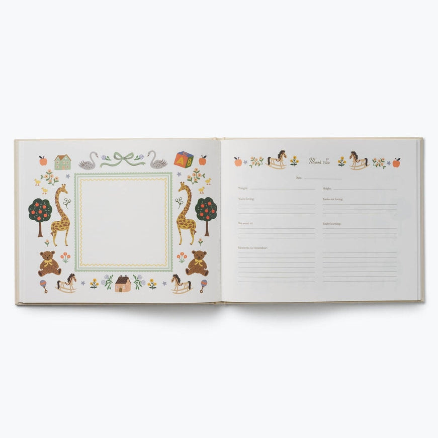 Rifle Paper Co. – Storybook Embroidered Baby Book