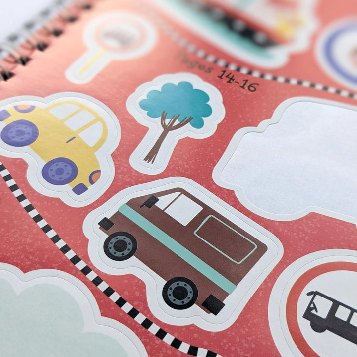 Big Sticker Book - Vehicles - Mabel & Fox