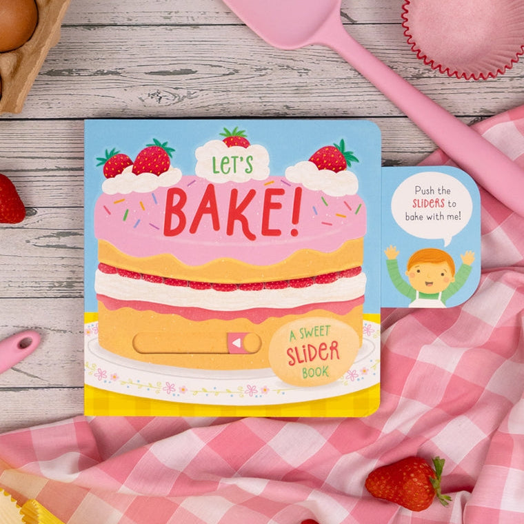 Let’s Bake – A Sweet Slider Book – Interactive Board Book - Mabel & Fox