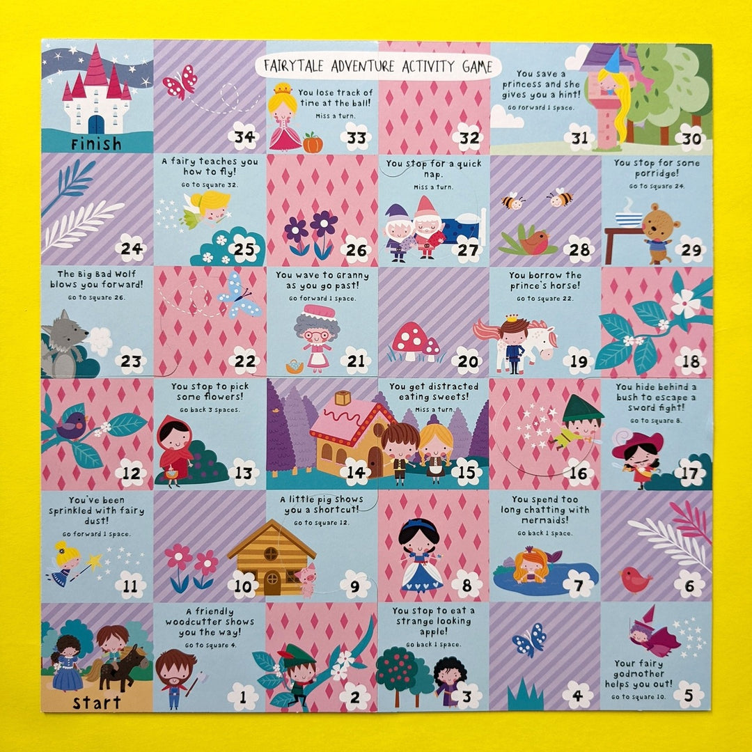 Fairy Tale Board Game Set & Activity Book - Mabel & Fox
