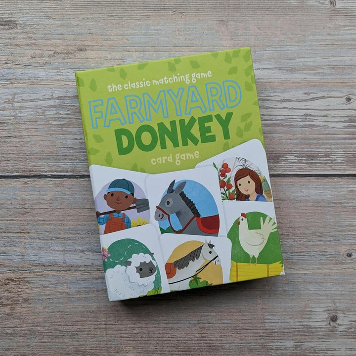 Farmyard Donkey - Children's Matching Card Game - Mabel & Fox