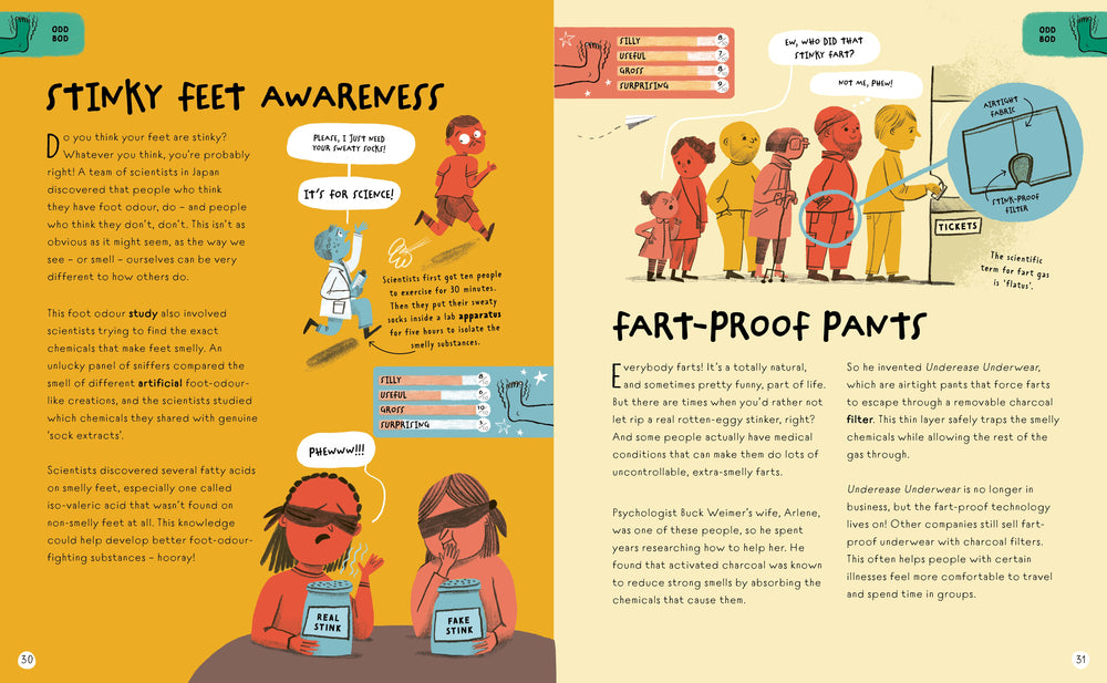 Farting Fish & 49 Other Weird & Wonderful Scientific Discoveries - Mabel & Fox