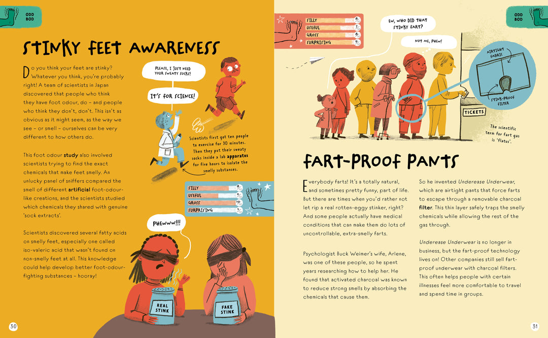 Farting Fish & 49 Other Weird & Wonderful Scientific Discoveries - Mabel & Fox