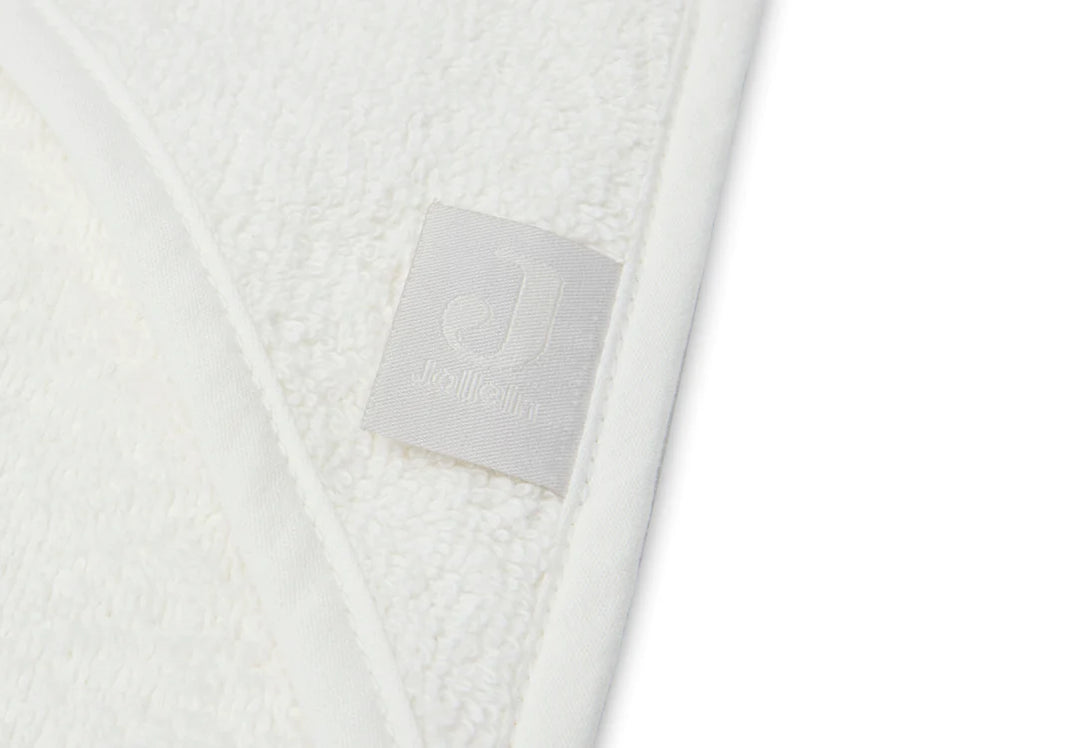 Jollein -  Baby Bath Cape - Ivory (75x75cm) - Mabel & Fox