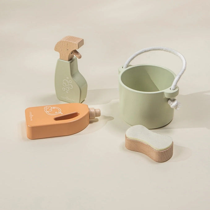 Coco Village - Wooden Cleaning Play Set