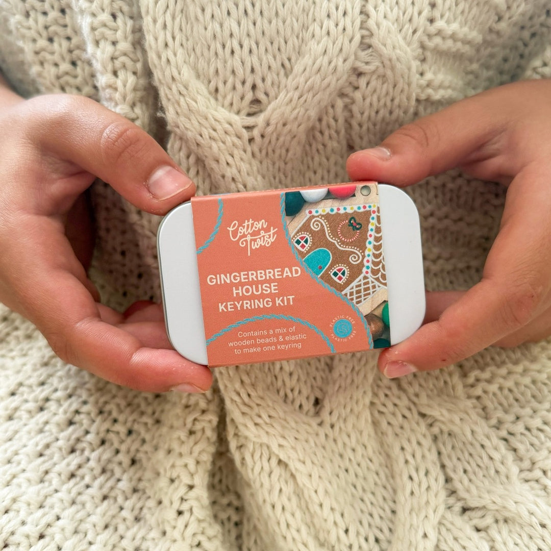Cotton Twist - Gingerbread House Keyring Gift Kit